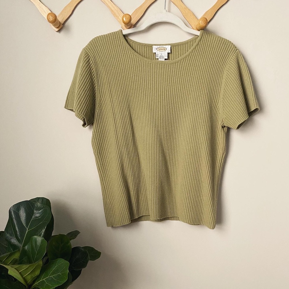 Vintage Talbots | Ribbed T shirt